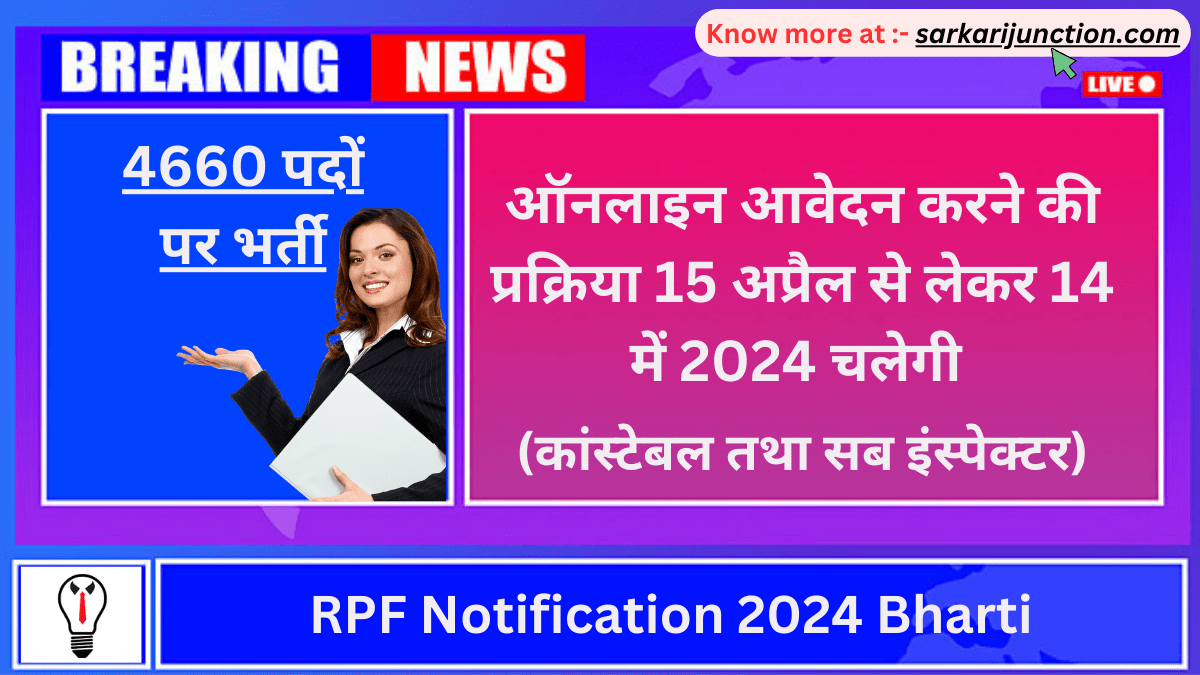 RPF Notification 2024 Bharti